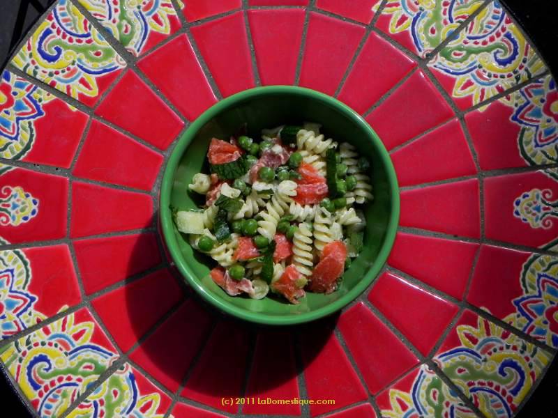 Smoked Salmon Pasta Salad