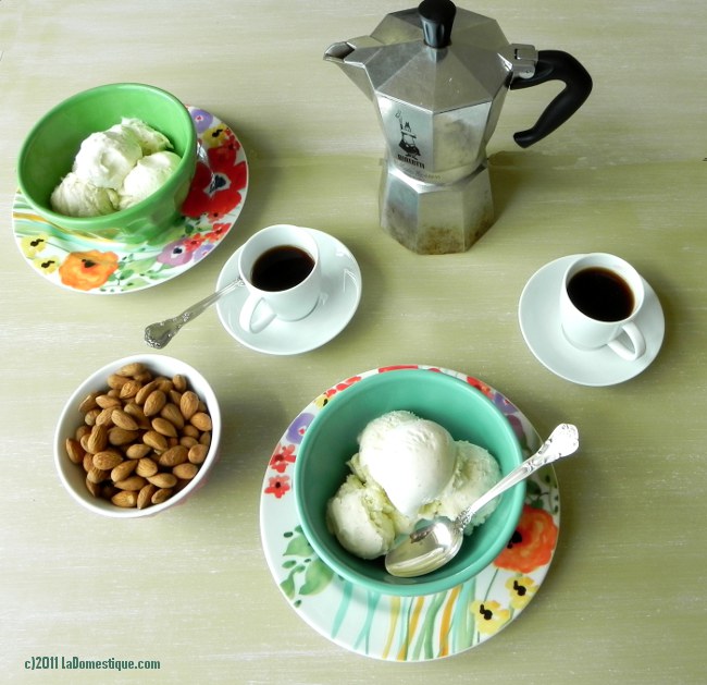 Ice Cream And Espresso (c)2011 LaDomestique.com Ice Cream And Espresso (c)2011 LaDomestique.com