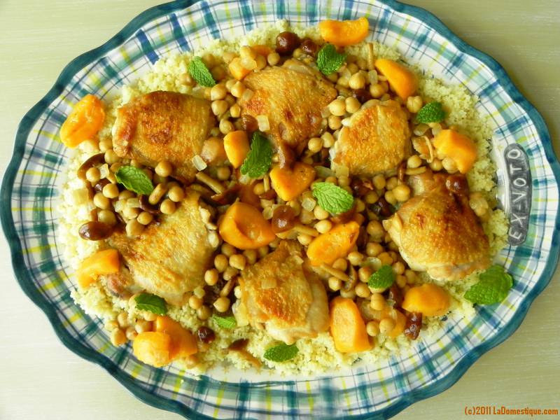 Summer Couscous with Chicken & Apricots