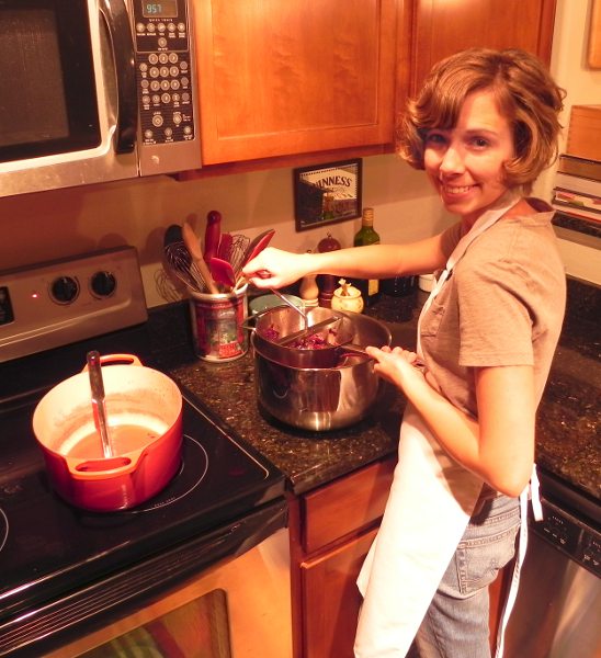 Making Cherry Jam (c)2011 LaDomestique.com