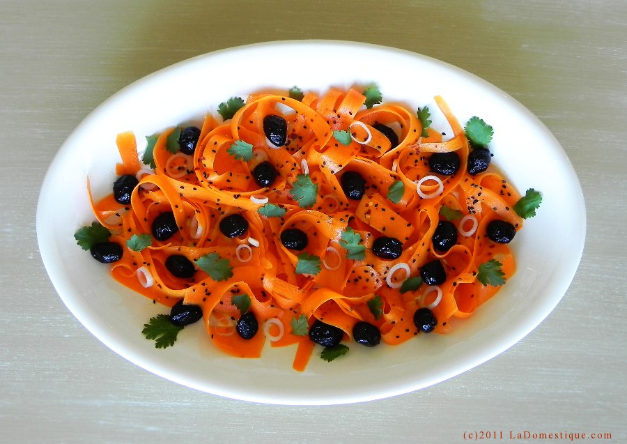 Moroccan Carrot & Olive Salad