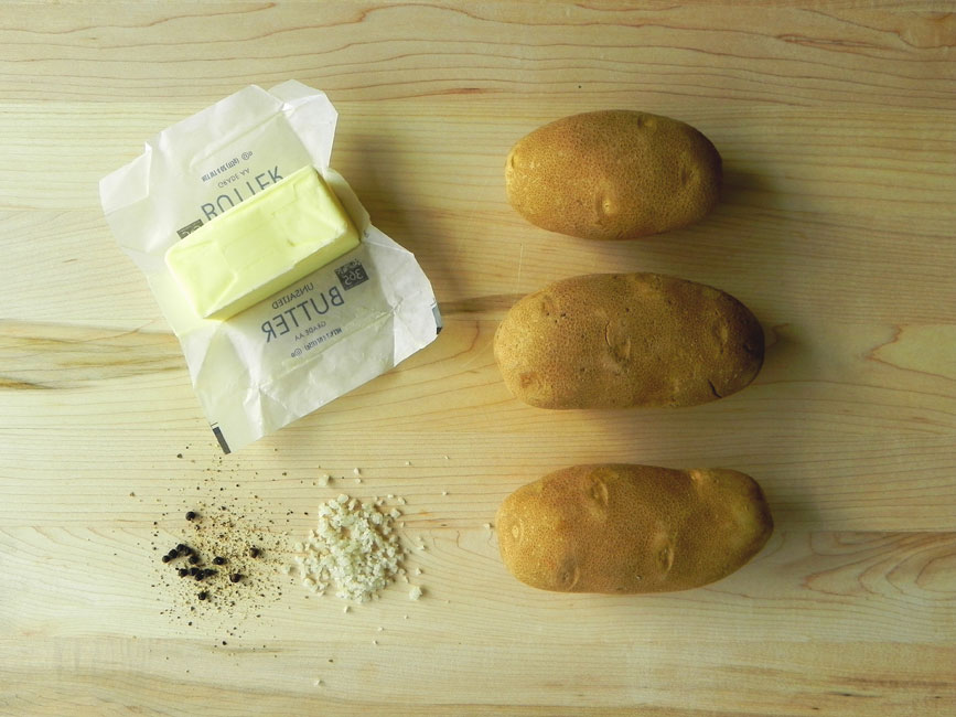 Ingredients for Potato Galette (c)2011 LaDomestique.com Ingredients for Potato Galette (c)2011 LaDomestique.com