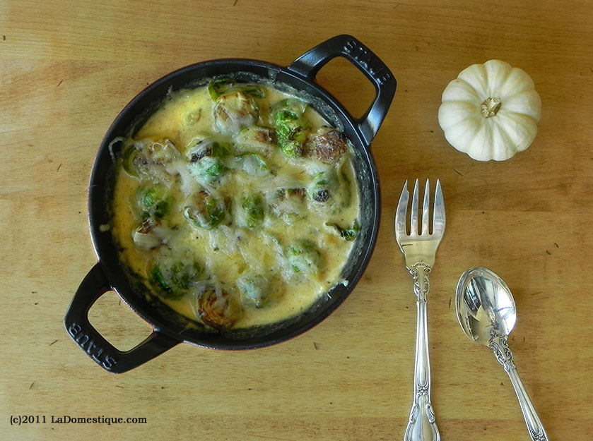 Brussels Sprouts Gratin