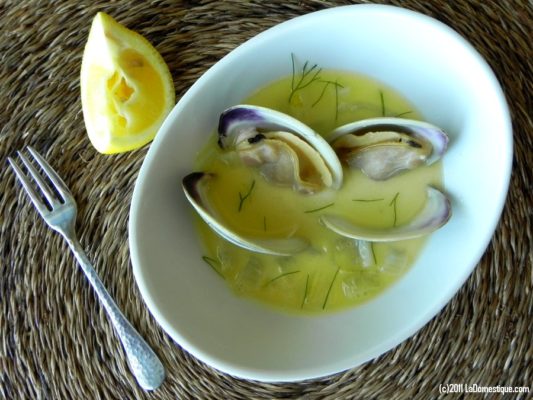Clams in Fennel Broth (c)2011 LaDomestique.com