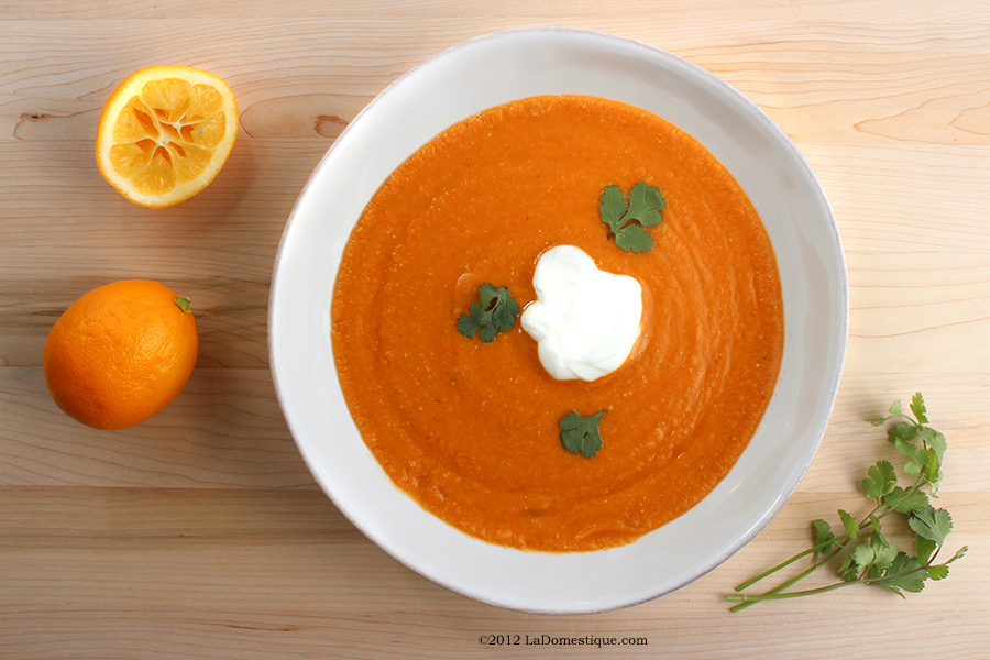 Egyptian Red Lentil Soup (c)2012 LaDomestique.com Egyptian Red Lentil Soup (c)2012 LaDomestique.com