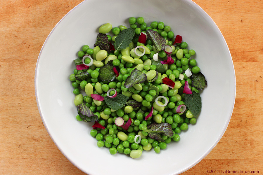Spring Pea & Herb Salad with Extra-Virgin Olive Oil
