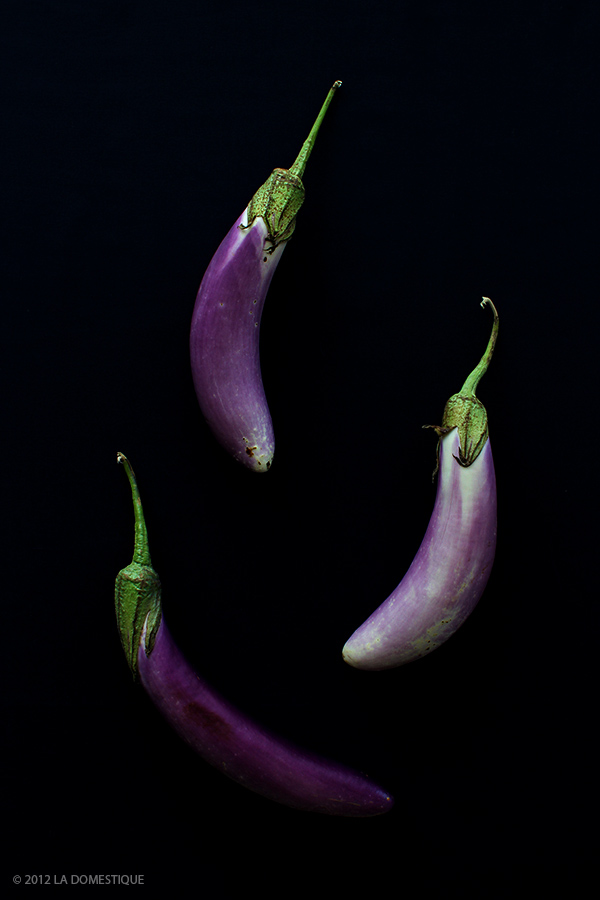Chinese Eggplant from the Boulder Farmer's Market (c)2012 La Domestique Chinese Eggplant from the Boulder Farmer's Market (c)2012 La Domestique
