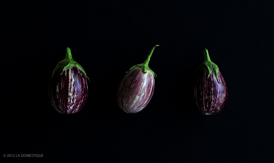 Rosa Bianca, an Italian heirloom Eggplant from Boulder Farmer's Market (c)2012 La Domestique Rosa Bianca, an Italian heirloom Eggplant from Boulder Farmer's Market (c)2012 La Domestique