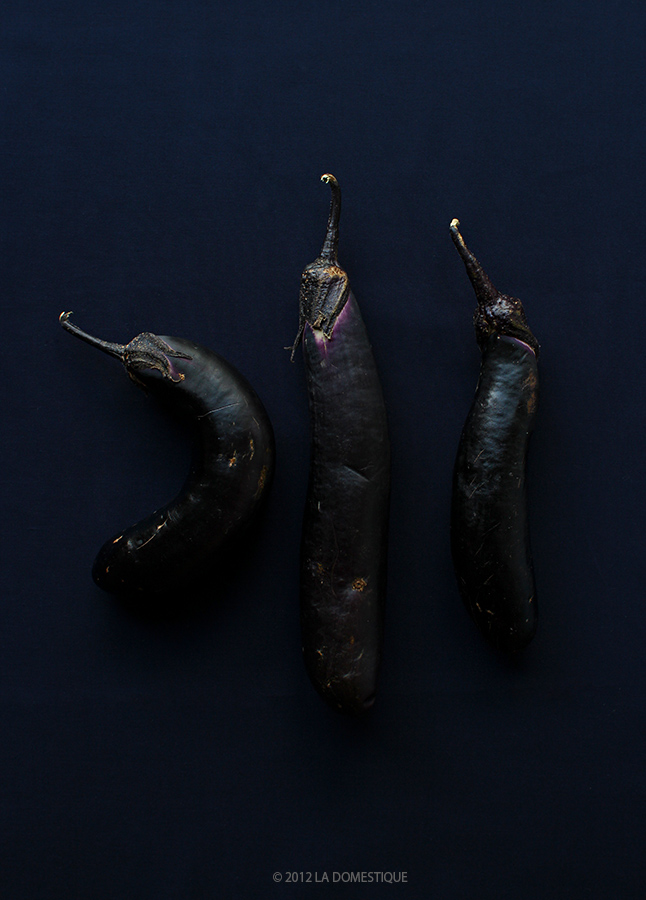 Japanese Eggplant from the Boulder Farmer's Market (c)2012 La Domestique Japanese Eggplant from the Boulder Farmer's Market (c)2012 La Domestique