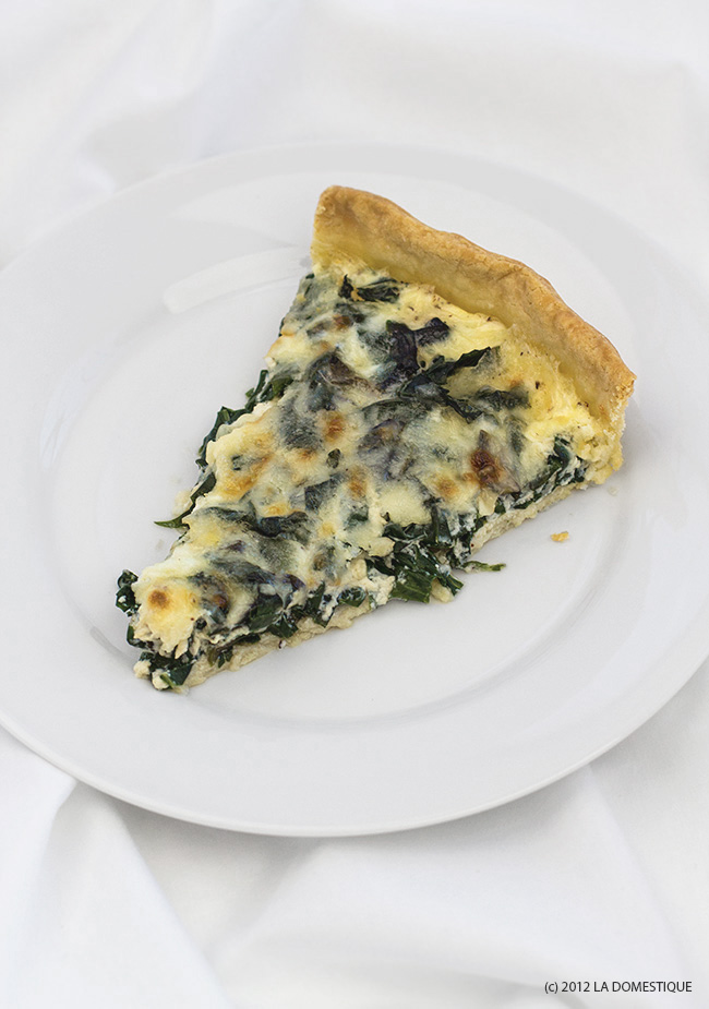 Winter Radicchio Tart (c) 2012 La Domestique Winter Radicchio Tart (c) 2012 La Domestique