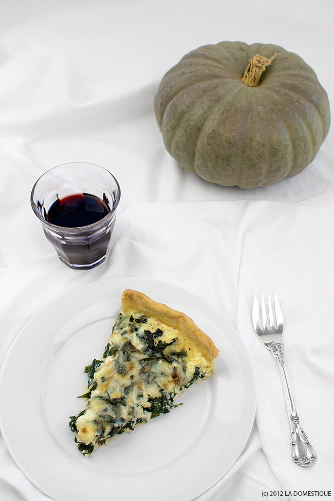 Winter Radicchio Tart (c) 2012 La Domestique Winter Radicchio Tart (c) 2012 La Domestique