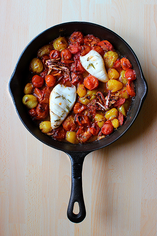 Moorish Roast Squid with Smoky Tomatoes (c)2013 La Domestique