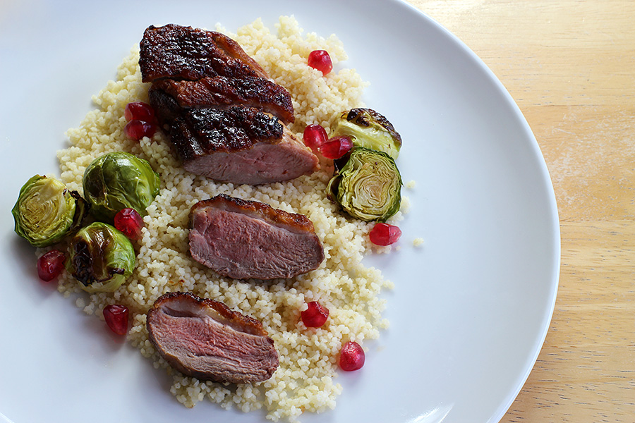 Duck Breasts with Pomegranate Sauce