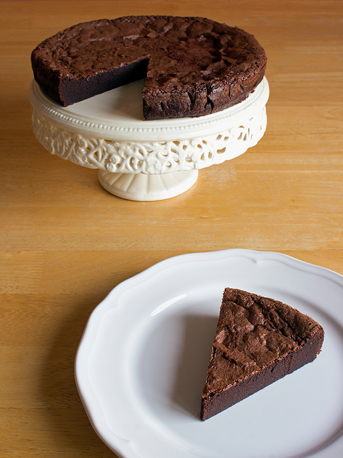 Flourless Chocolate Cake ©2014 LaDomestique