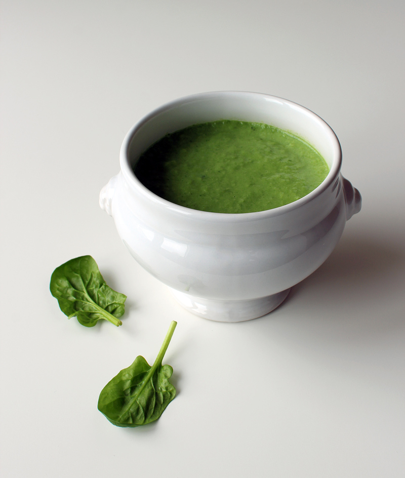 Spring Pea, Spinach and Fennel Soup ©2014 La Domestique