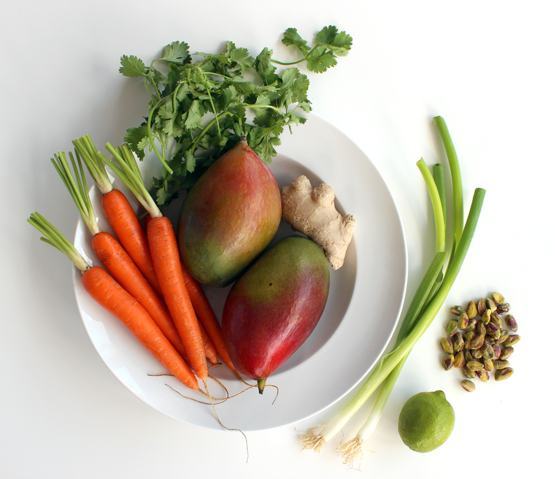Caribbean Carrot and Mango Salad ©2014 La Domestique