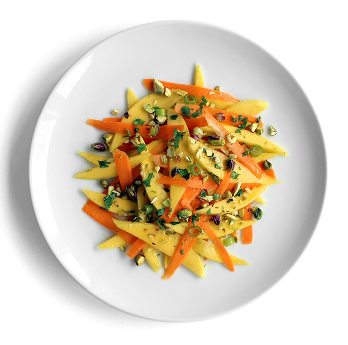 Caribbean Carrot and Mango Salad ©2014 La Domestique
