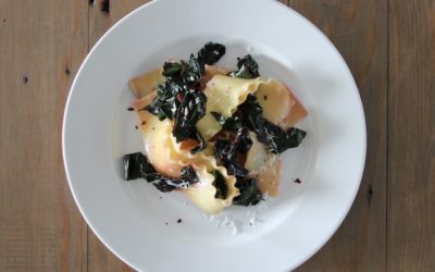 Lemony Pasta with Beet Greens, Fennel Seed, and Aleppo Peppers