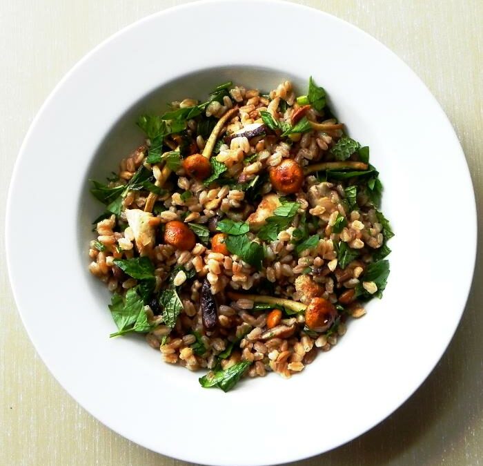 Warm Farro Salad