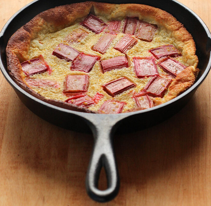 Rhubarb Clafoutis